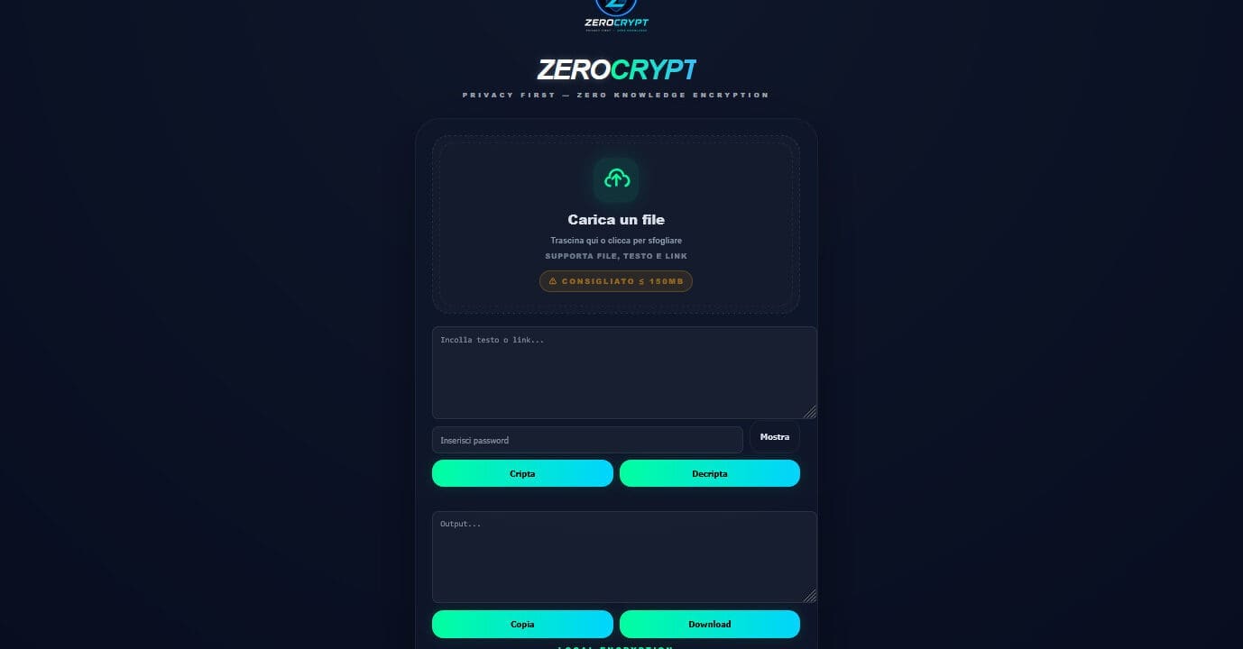 ZeroCrypt